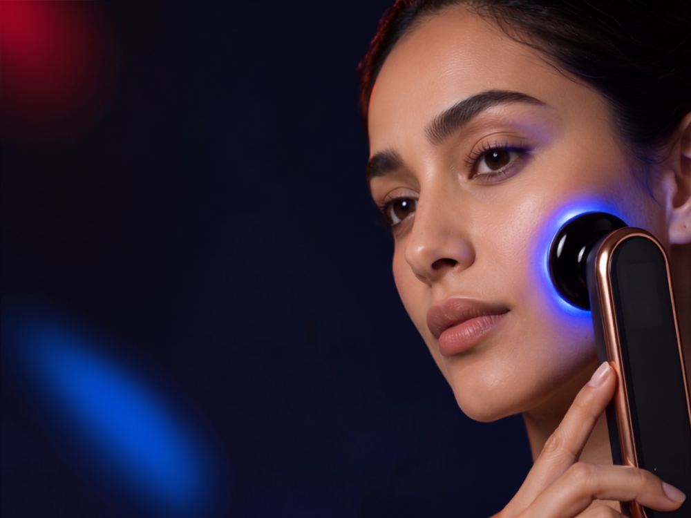 THREE LED COLORS, TARGETED CARE